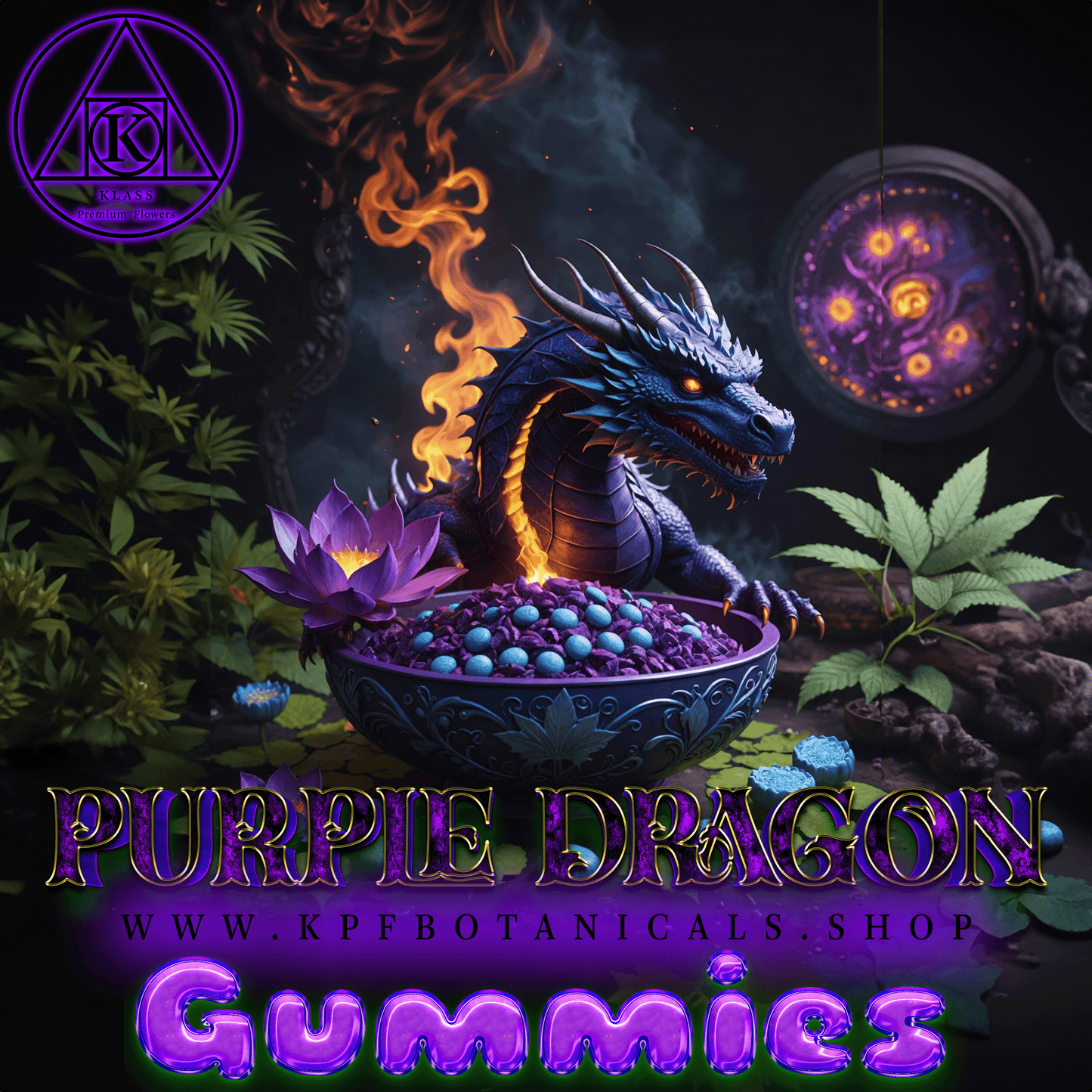 Purple Dragon Gummies